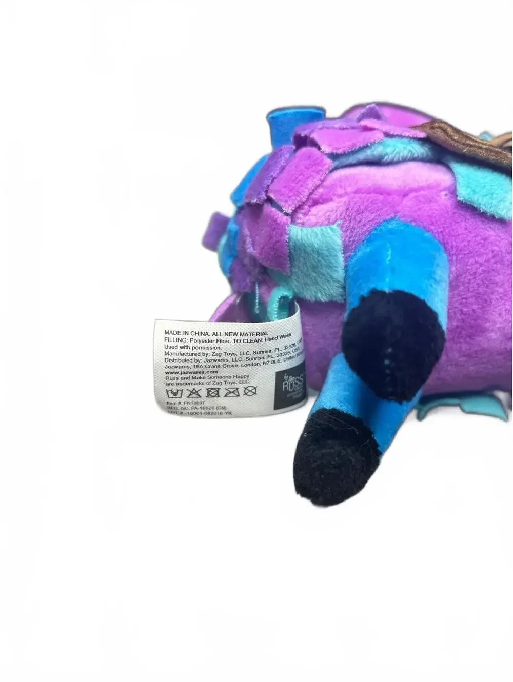 Fortnite Supply Llama Plush 8” Soft Purple Animated Stuffed Animal Loot Piñata